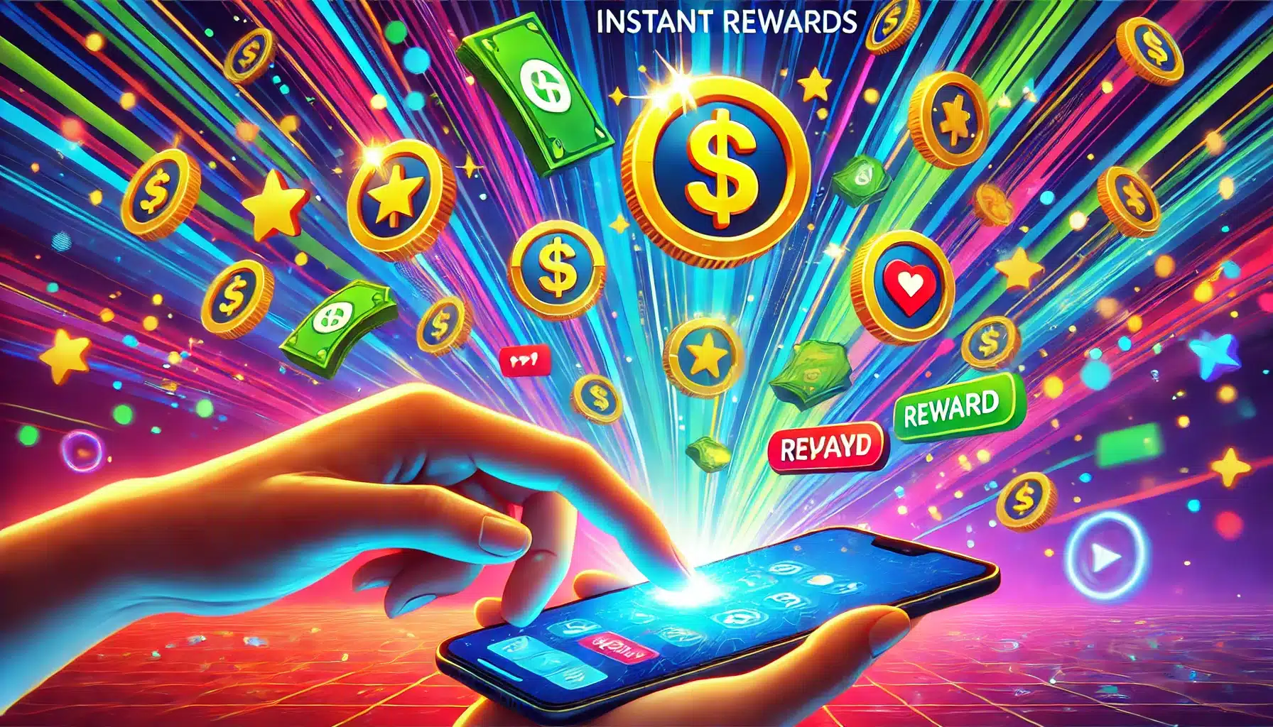 Player tapping rewards