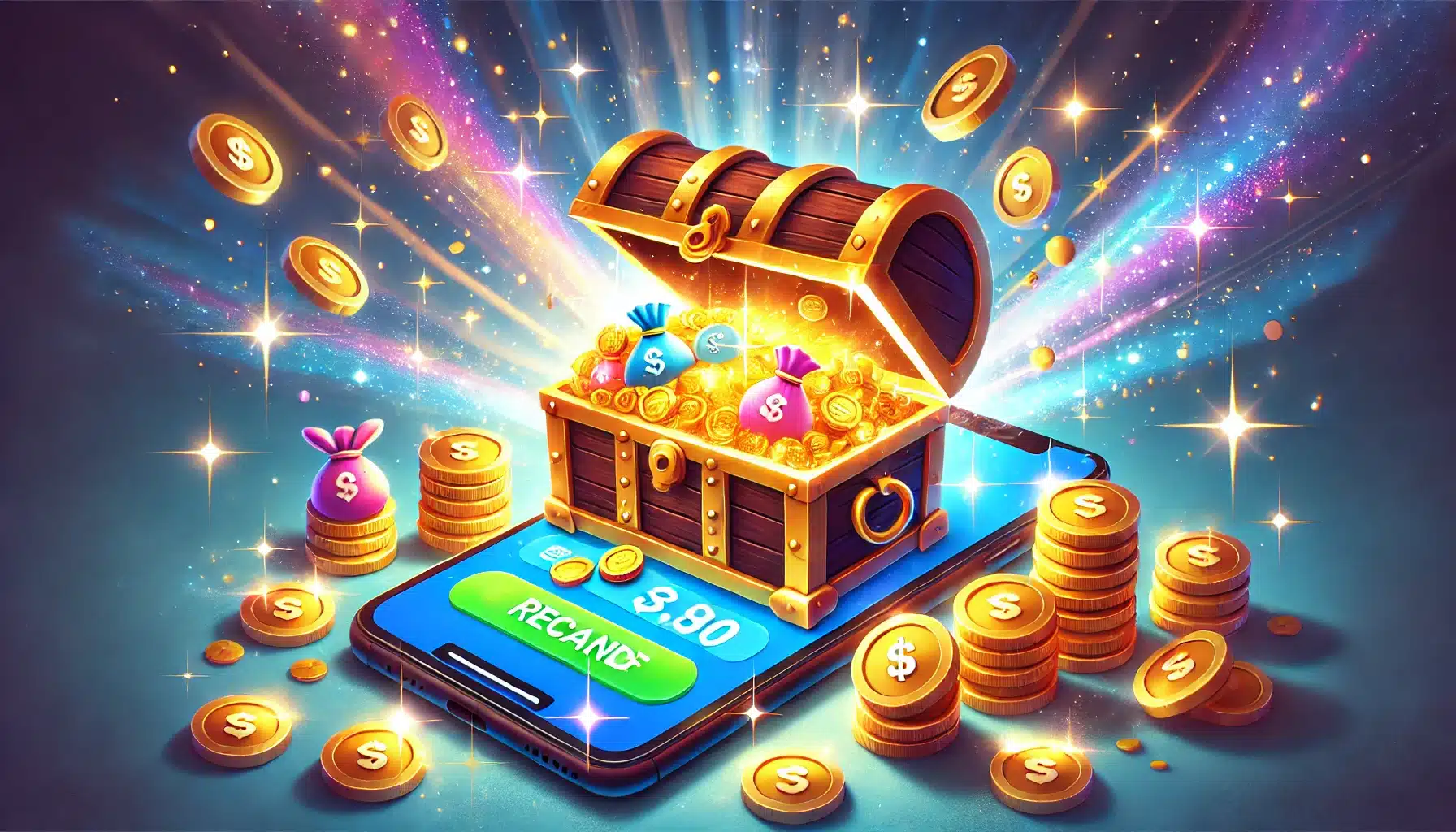 Treasure chest overflowing